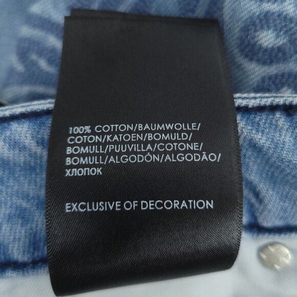 Liverpool The Boyfriend Crop Jeans NEW Embroidered 8 / 29 Light Wash Denim Capri - Picture 10 of 14